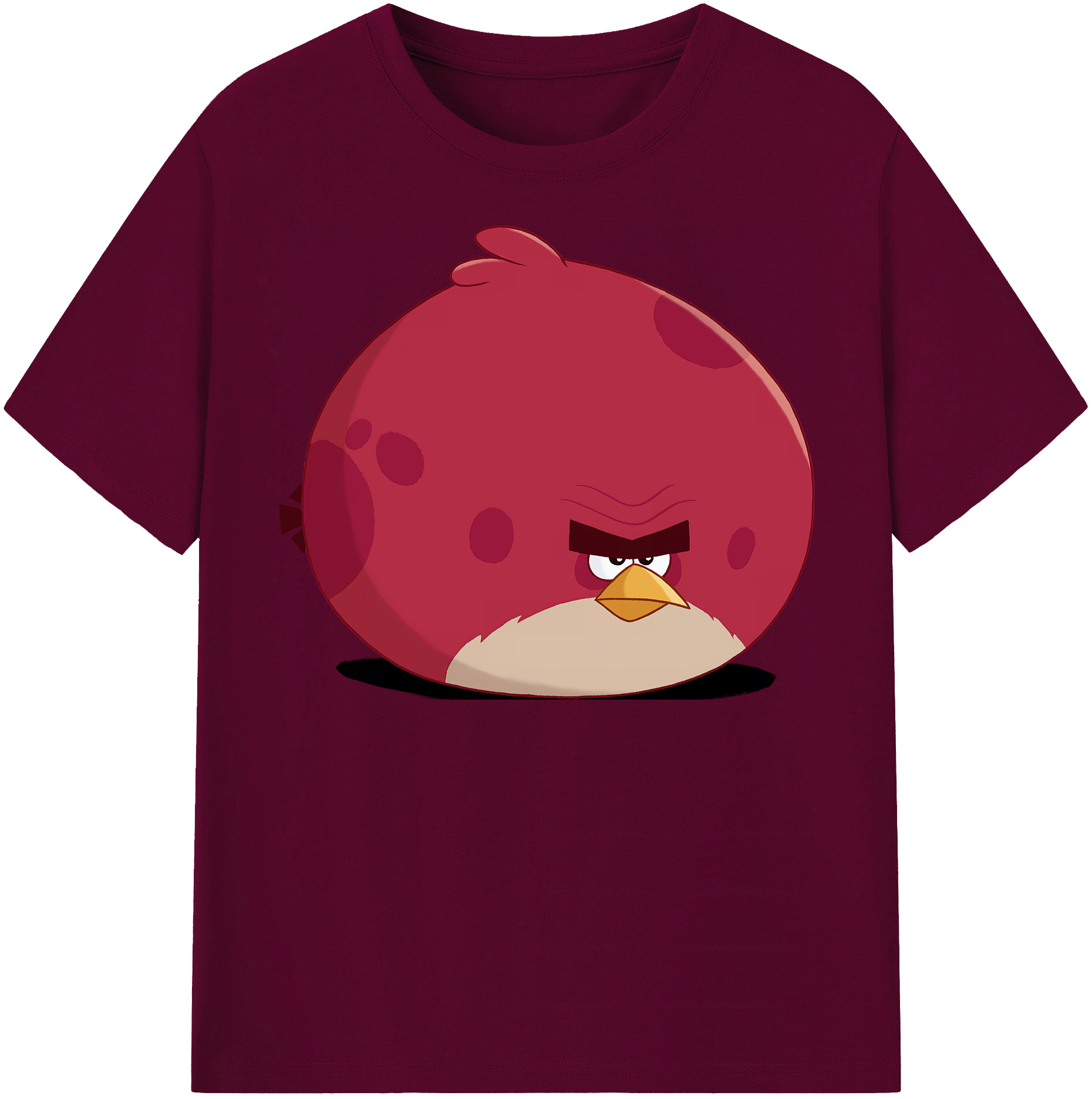 （画像用） Angry Birds アングリーバード レディースカジュアルプリントTシャツ（綿100％）